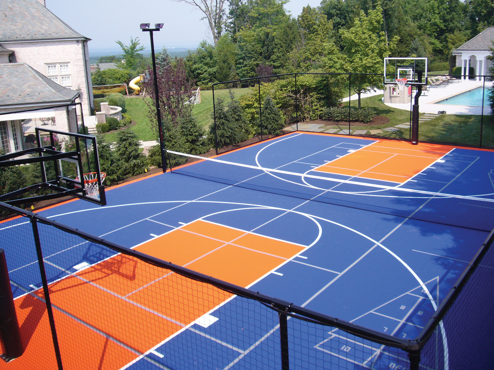 Outdoor Sports Tiles Plastic Court, Sports Court Tiles