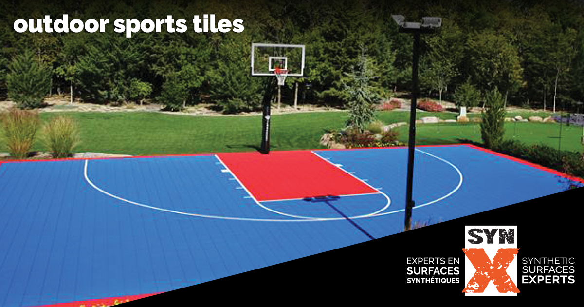 Outdoor Sports Tiles Plastic Court, Sports Court Tiles