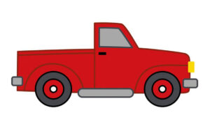 Red pickup